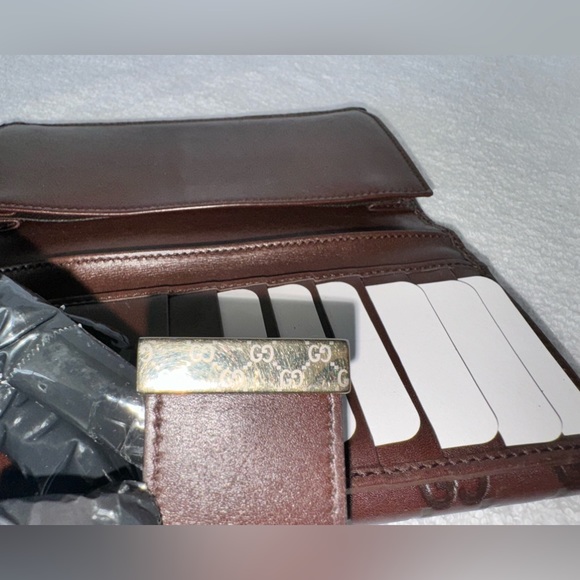 GUCCI Authentic  Guccisima Continental leather wallet - Picture 8 of 15